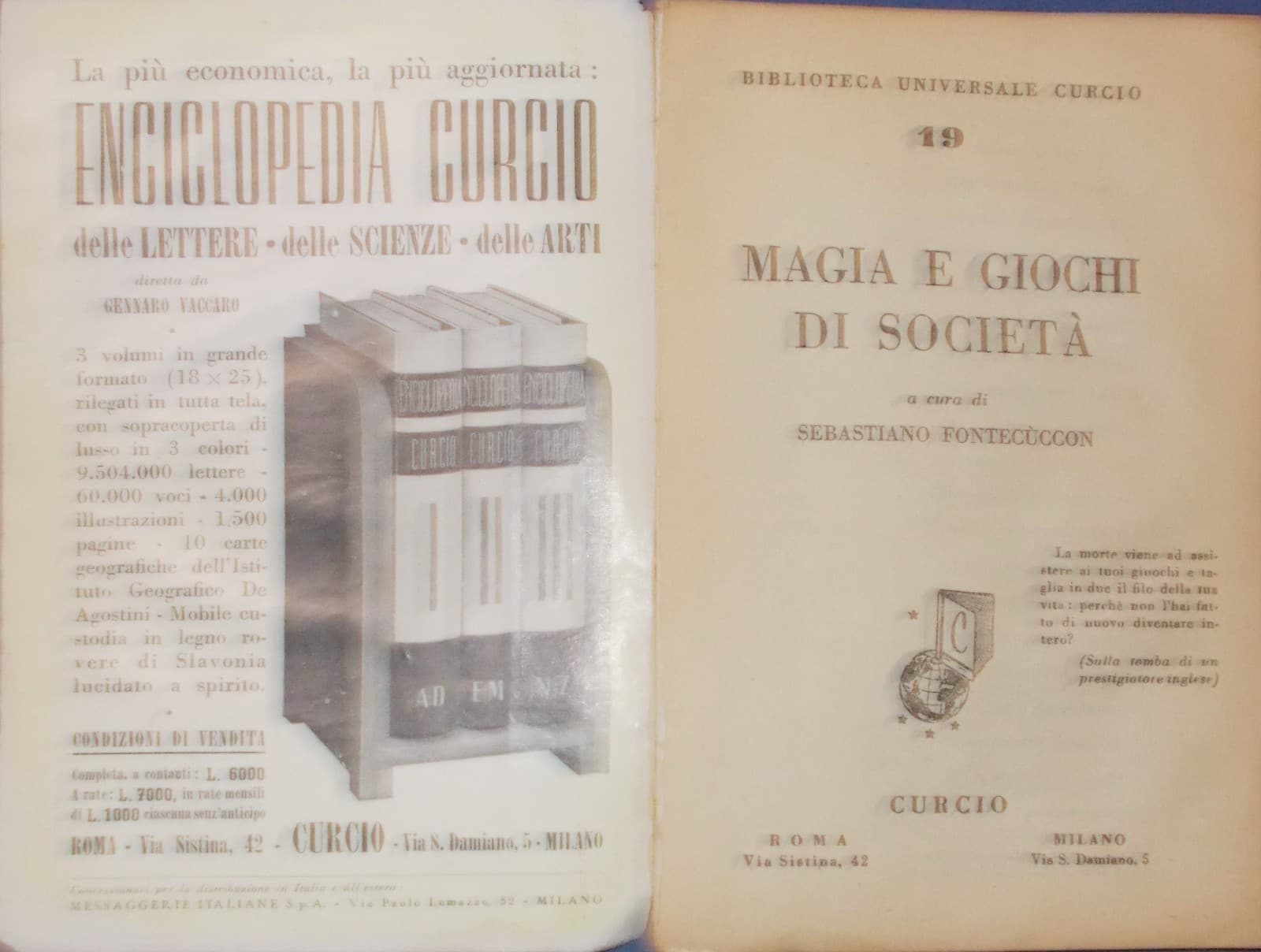 Magia E Giochi Di Società: Giochi Di Prestigio E Prestidigitazione