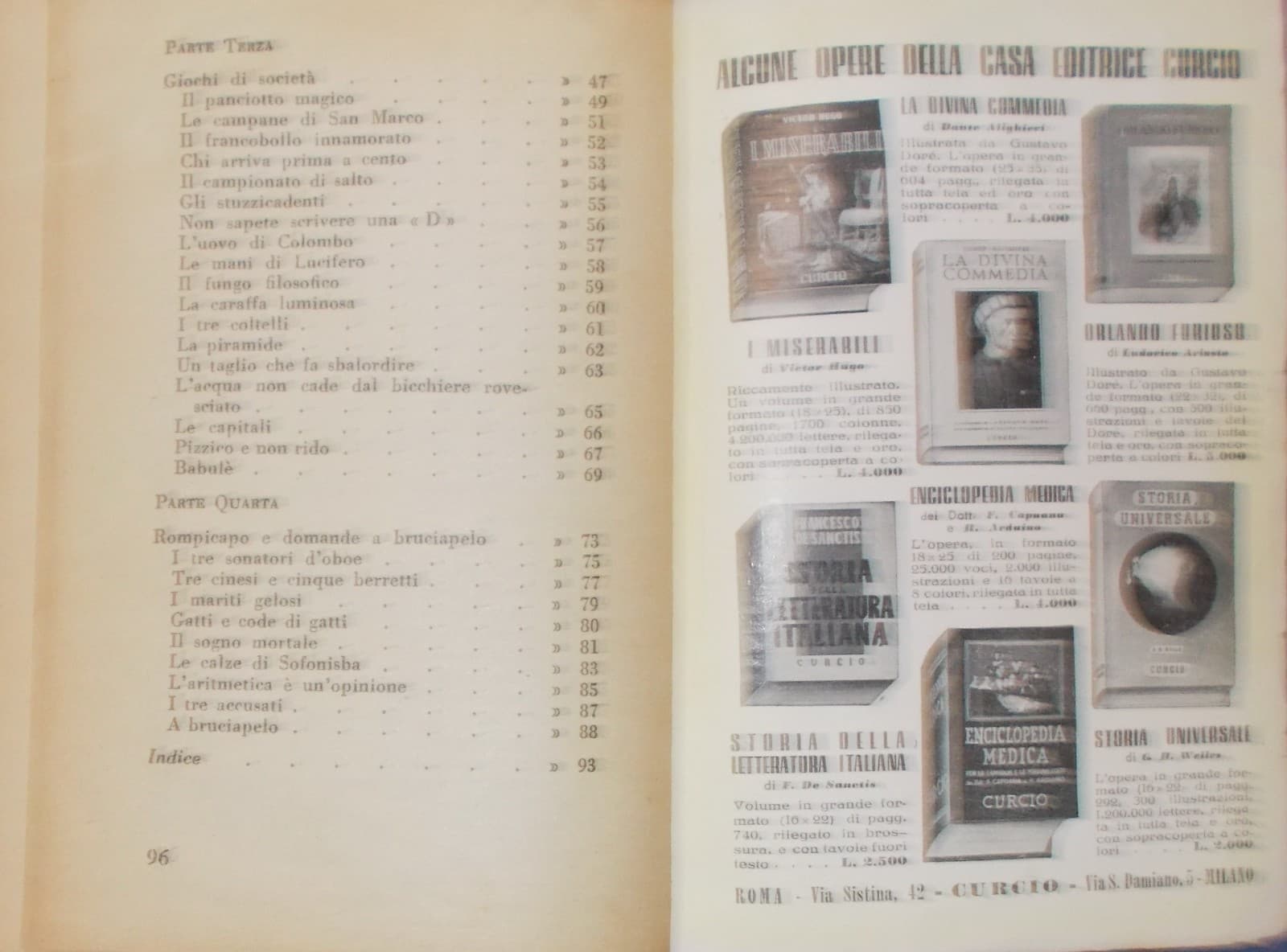 Magia E Giochi Di Società: Giochi Di Prestigio E Prestidigitazione