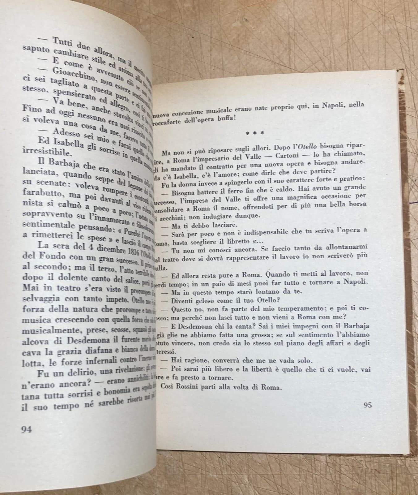 Rossini: Il Romanzo Dell'Opera. Edizione Illustrata Da Luigi Togliatto (1954)