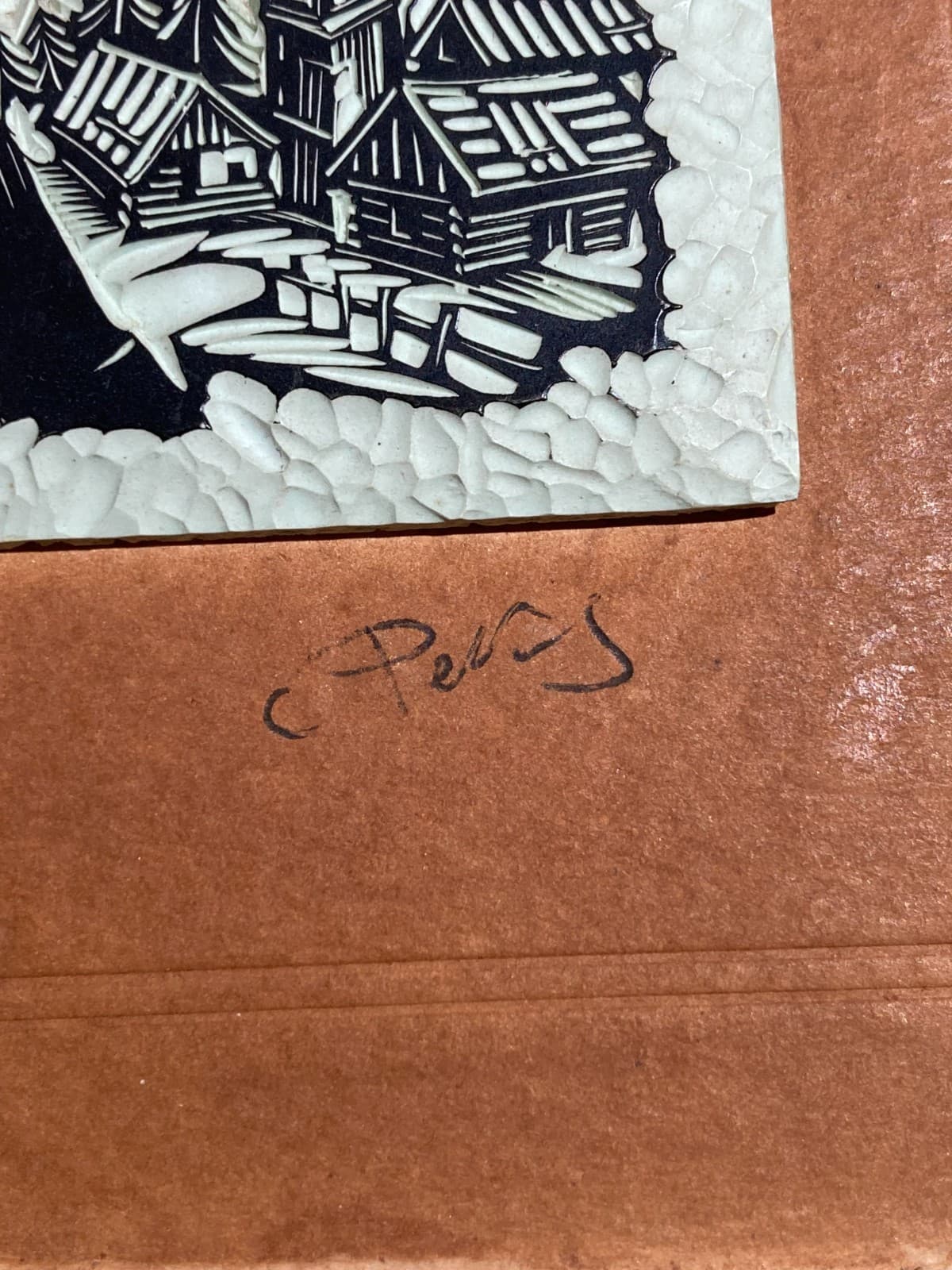 Militaria: Alpini, Opera Decorativa In Intagliografia, Incisarte Fabriano