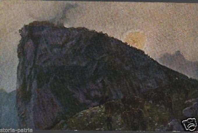 Cartolina Croce Rossa: Tommaso Cascella, "Al Forte... Dopo Ala"