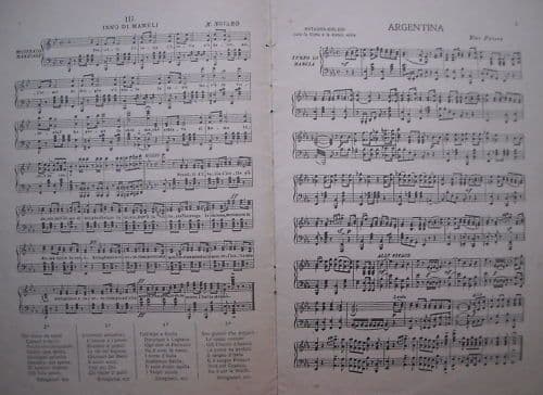 Raccolta Di Inni Nazionali: Mameli, Garibaldi, Bisleri (Primo Novecento)