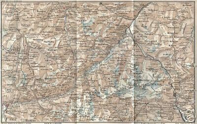 Mappa Storica Chiavenna, Poschiavo, Samaden E Pizzo Bernina TCI