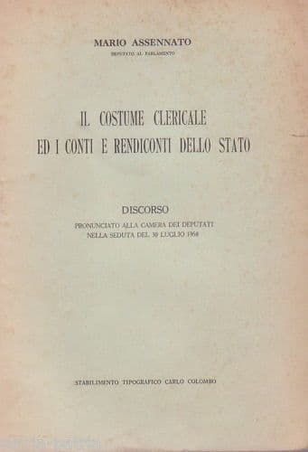 Mario Assennato, Discorso Alla Camera 1958: Emigrazione, Mezzogiorno, Puglia