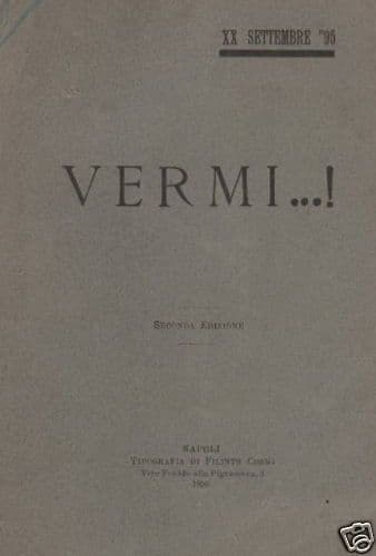 XX Settembre '95 Di Scamaccia Luvarà, Napoli, Cosmi, 1895. Prima Edizione Rara