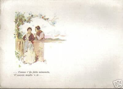 Comme Facette Mammeta? Cartolina Illustrata Da Pietro Scoppetta, Edizioni Bideri