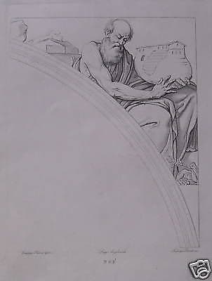 Noè E L'Arca. Incisione Originale Del XIX Secolo Da Ribera, Angelini E Pisante