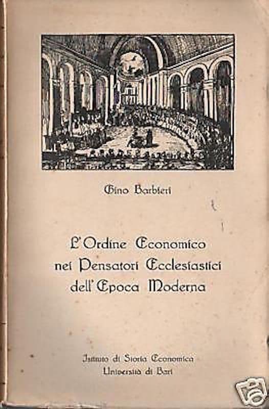 Storia Dell'Economia Dall'Antichità Alla Scolastica   Barbieri 1960