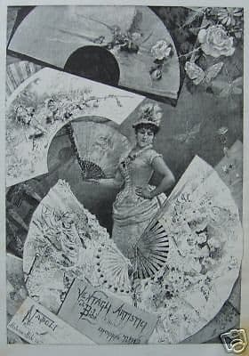 Ventagli Artistici Di Bebè: Esposizione Di Torino 1884