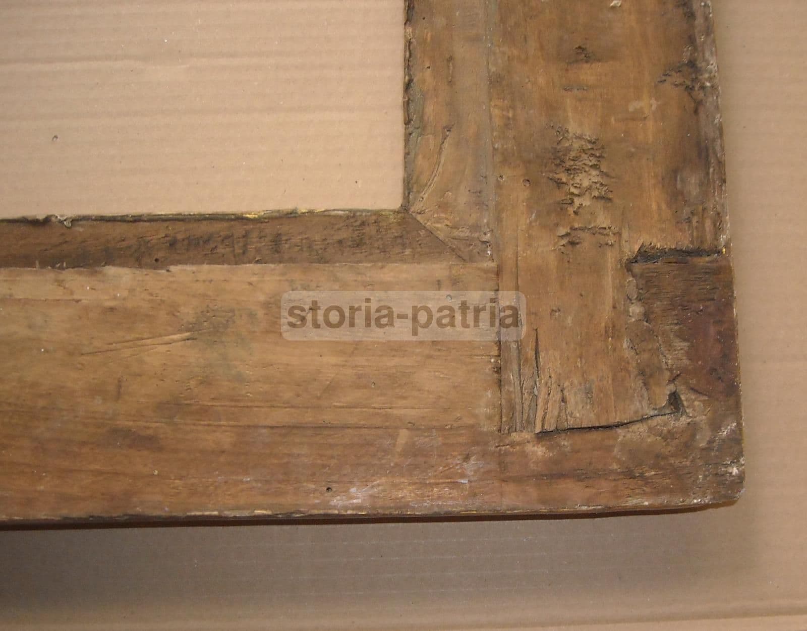 Antica Cornice In Legno Dorato E Decorato, XVIII Secolo, Venezia