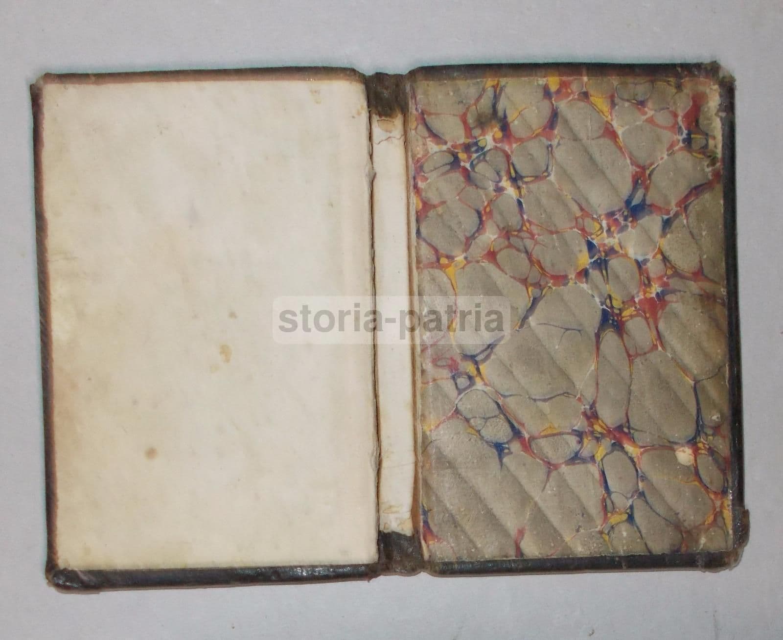 Antica Legatura In Pelle Con Fregi Dorati, Metà 800