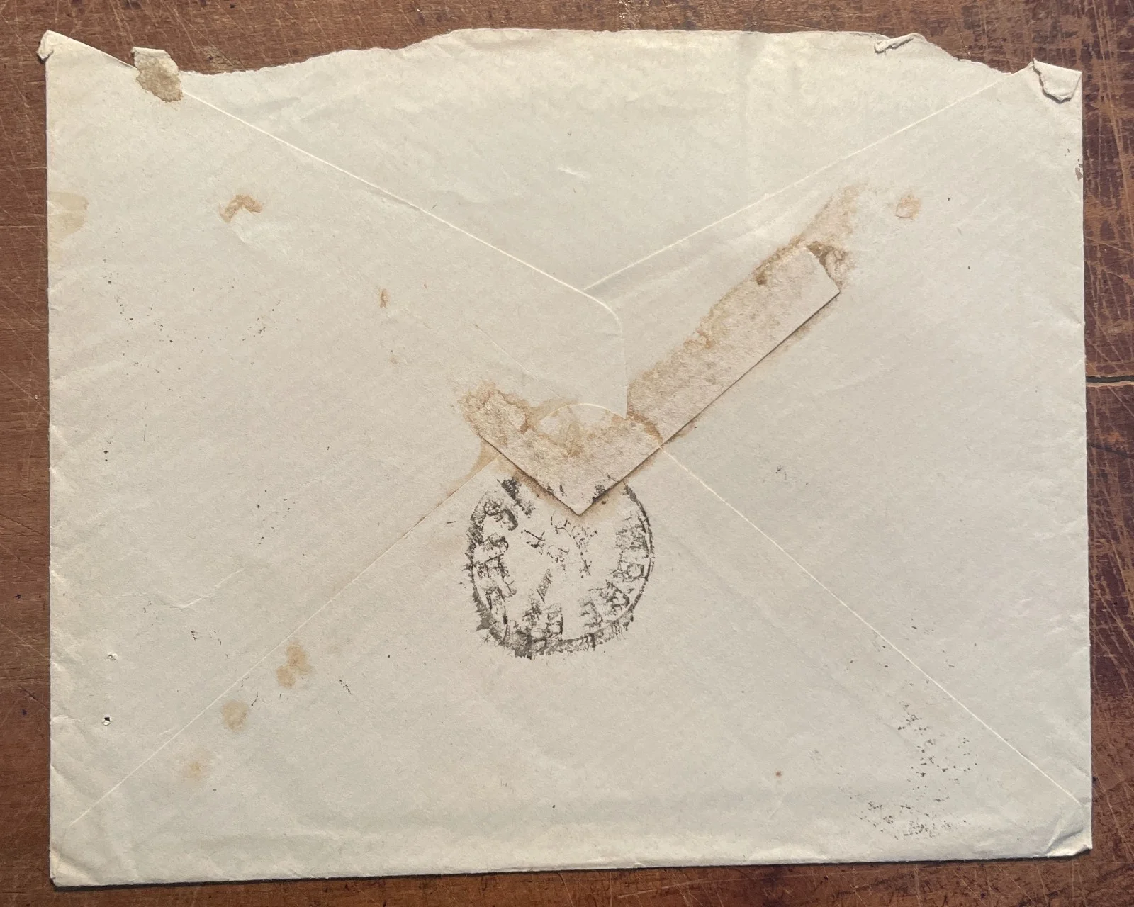Busta Pubblicitaria della Fabbrica Faccio, Porto Civitanova 1889, foto 3 di 3
