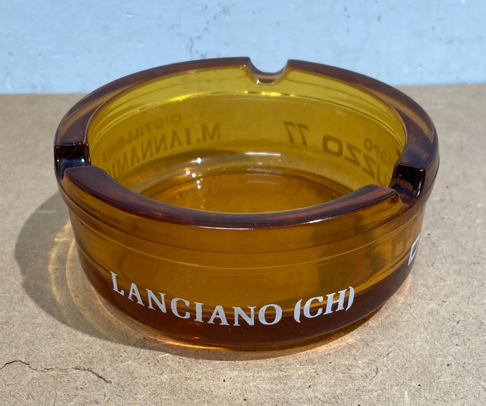 Posacenere in Vetro Iannamico Amaro d'Abruzzo 77, foto 4 di 5