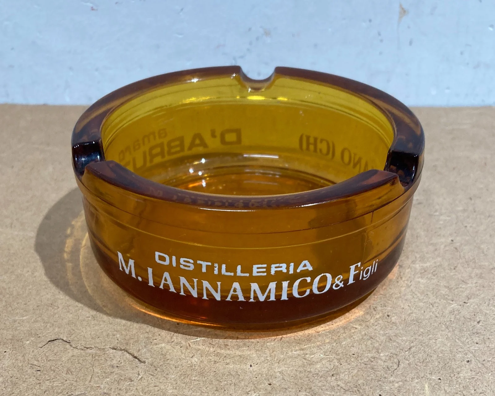 Posacenere in Vetro Iannamico Amaro d'Abruzzo 77