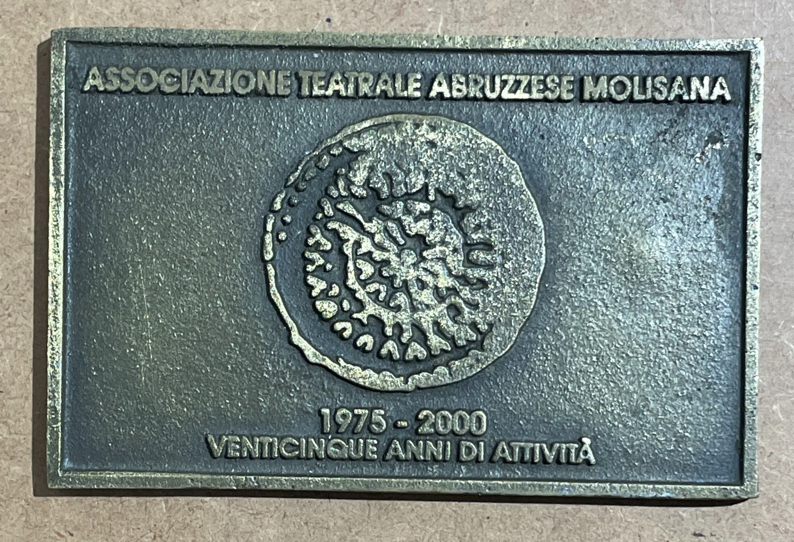 Targa Associazione Teatrale Abruzzese Molisana, 2000, foto 2 di 2
