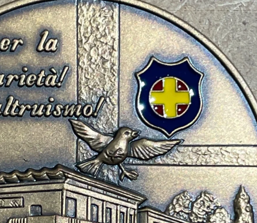 Medaglia del Centro Sociale Croce Gialla, Chiaravalle 1998, foto 2 di 3