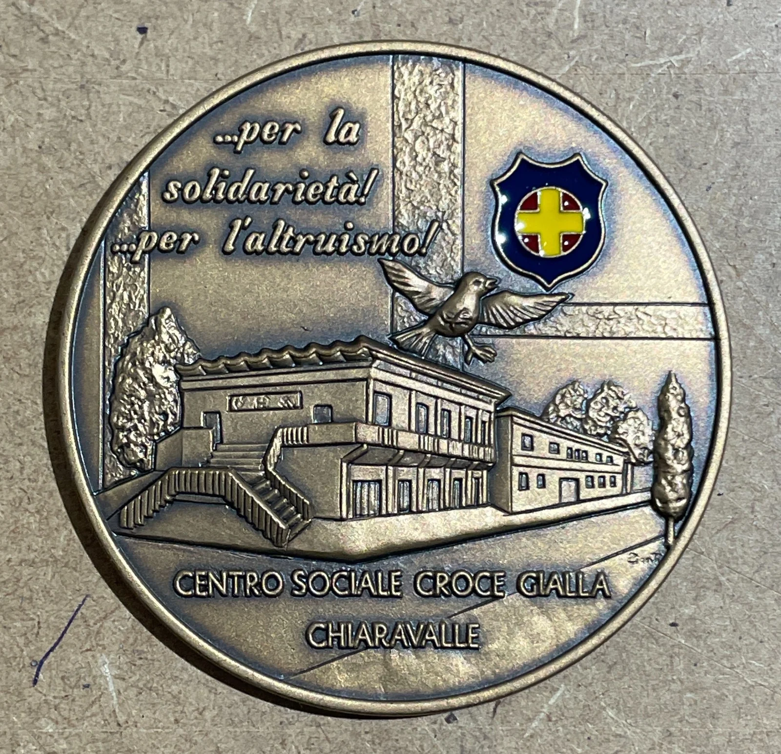 Medaglia del Centro Sociale Croce Gialla, Chiaravalle 1998