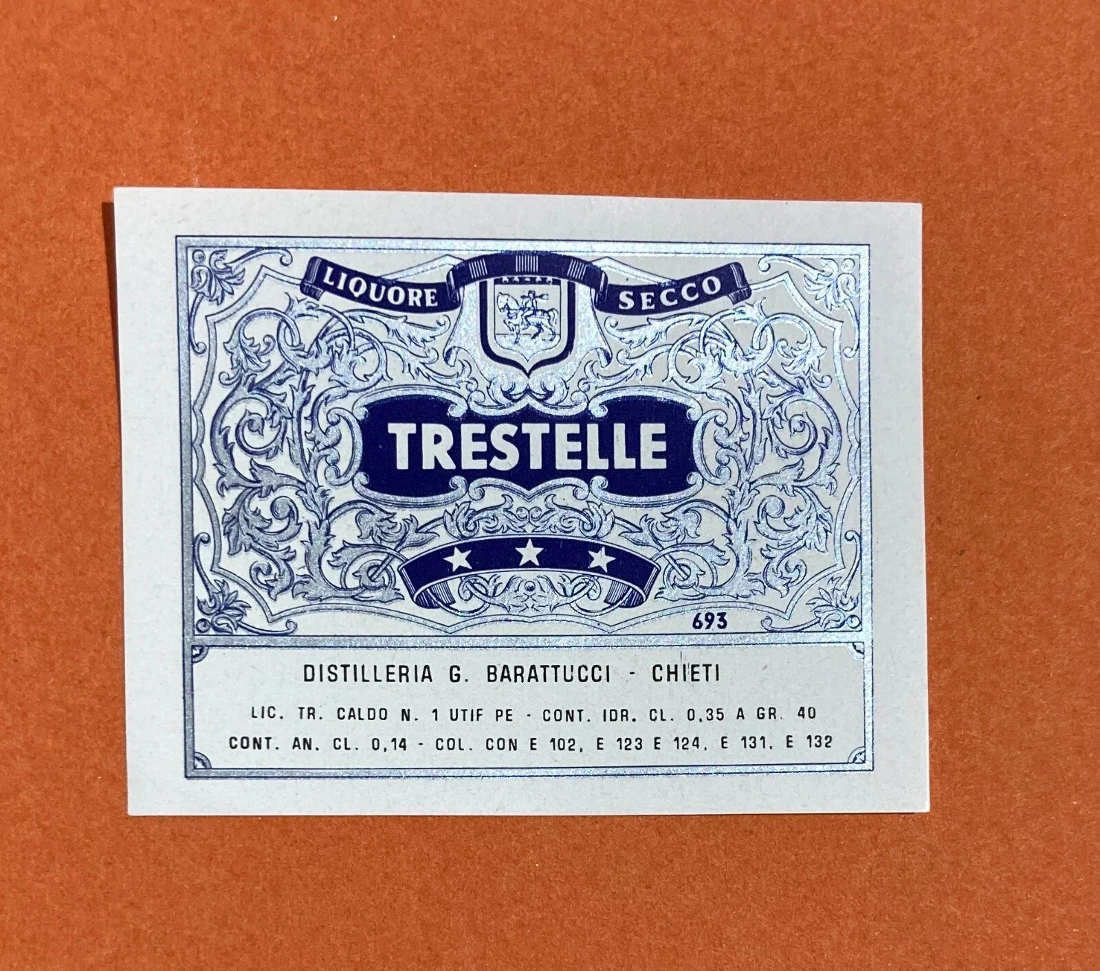 Mini Etichetta Barattucci per il Liquore Trestelle