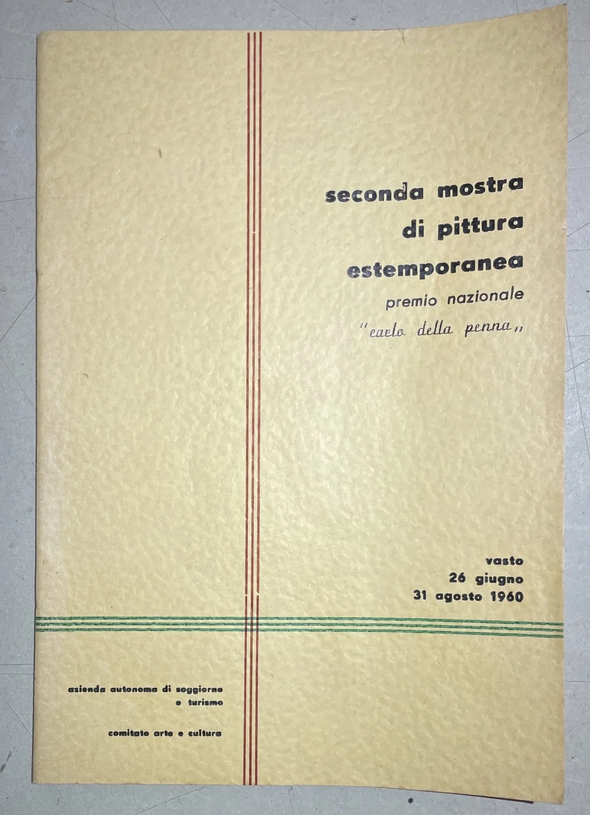 Catalogo della Seconda Mostra Estemporanea di Vasto, 1960, foto 5 di 11