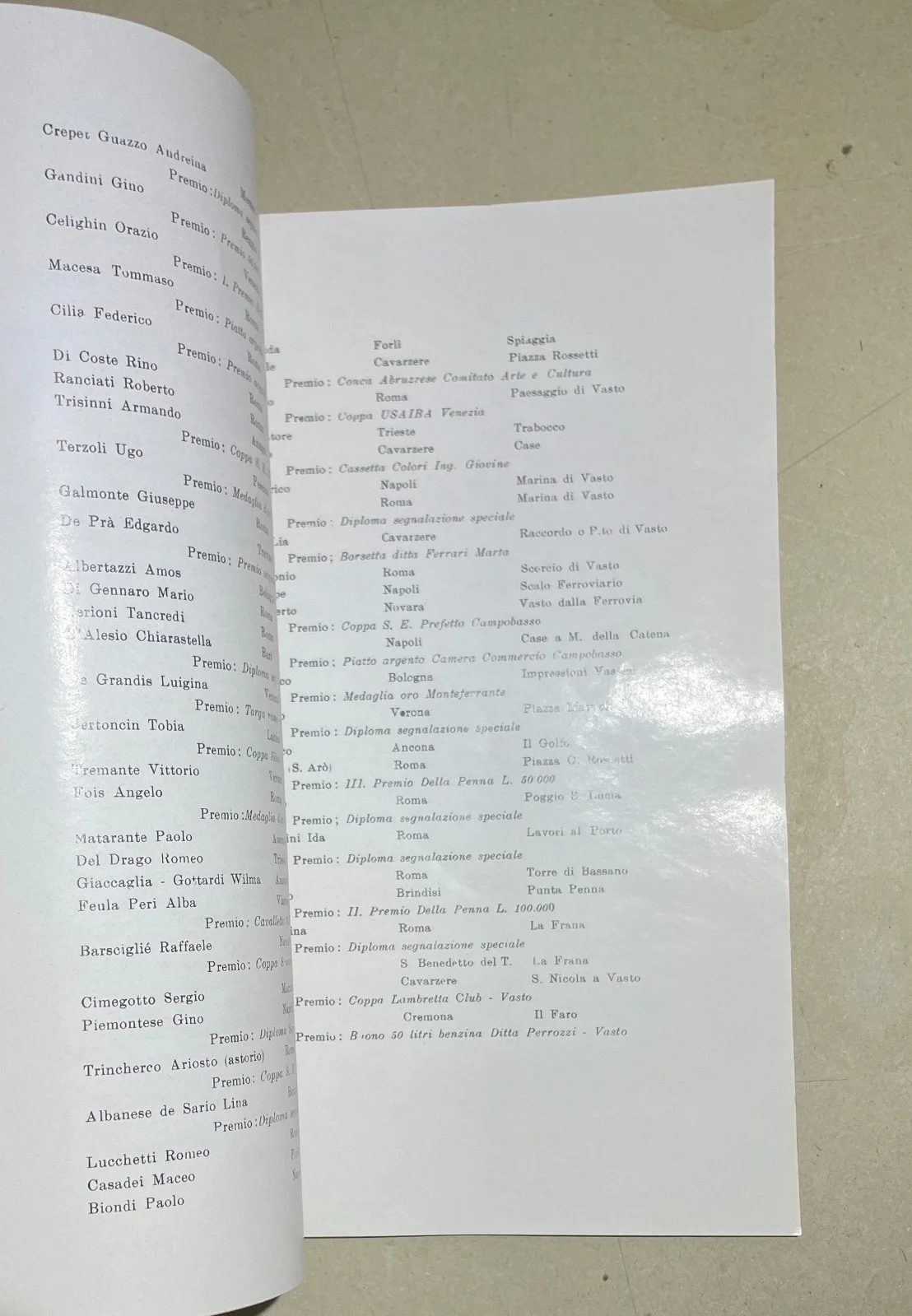 Catalogo della Seconda Mostra Estemporanea di Vasto, 1960, foto 3 di 11