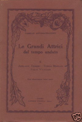 Teatro: Attrici Celebri (Tessero, Mariani, Vitaliani) Edizione Formica, 1929