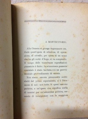 Nicolò Maraini, Salvatore Gatti Nell'Amministrazione E Nella Politica Del Regime Fascista (1928)