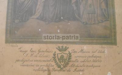 Stampa Popolare Napoletana: Madonna Della Libera, Araldica Sicardo, Castellammare