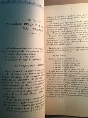 Francesco Scarsini, Note sul Parassitismo Animale, 1906