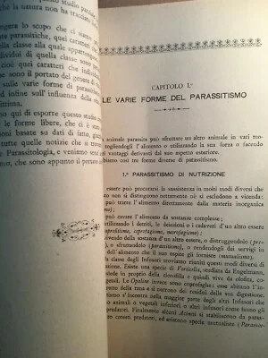 Francesco Scarsini, Note sul Parassitismo Animale, 1906, foto 7 di 7