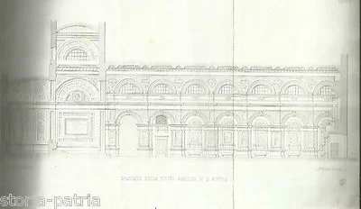 Spaccato della Basilica di S. Nicola, Carducci e Pieroni