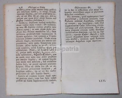 Filippo della Torre, Observationes in Antiquum Lapidem, foto 3 di 4