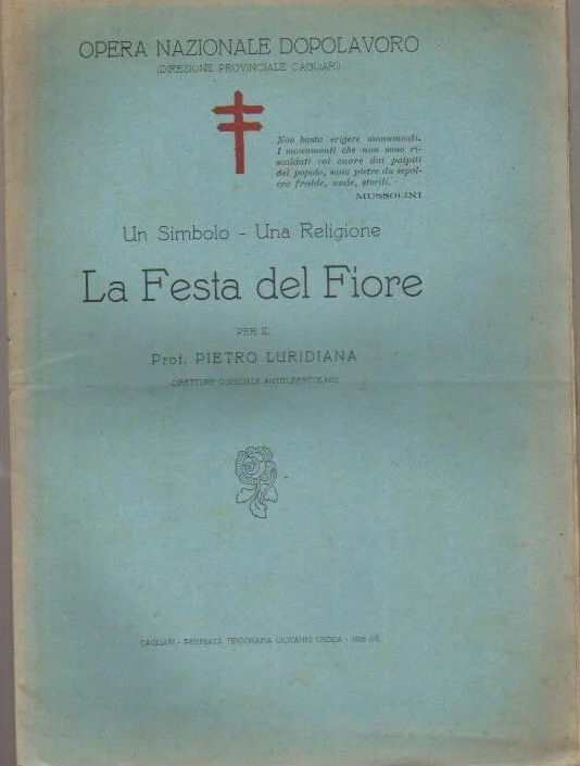 Luridiana, la Festa del Fiore, Dopolavoro Cagliari 1928