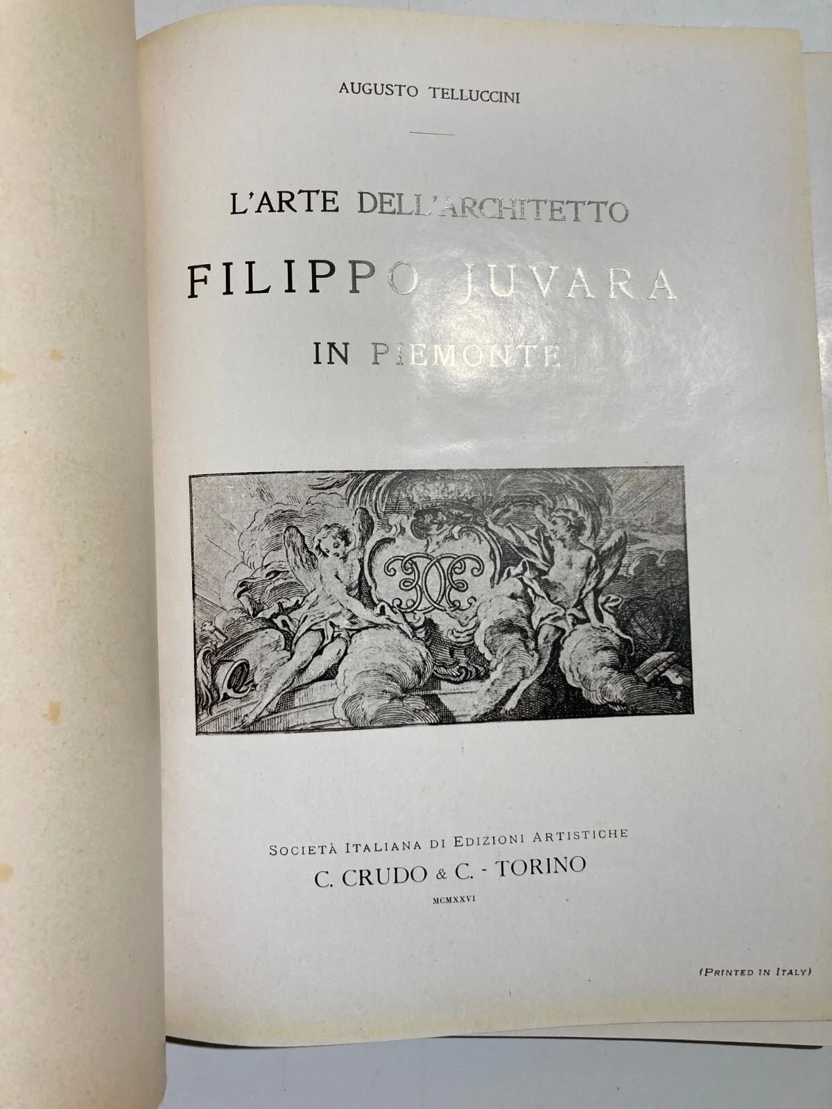 Telluccini, l'arte di Filippo Juvara in Piemonte, 1926, foto 3 di 19