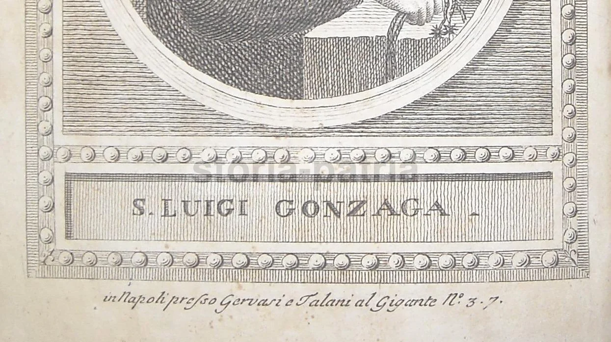 San Luigi Gonzaga, Acquaforte Napoletana Gervasi