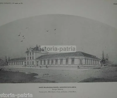 Edilizia Scolastica a Saint Maur Des Fossés, 18 Tavole