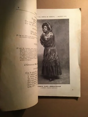 Carmen all'Arena di Verona, Libretto Illustrato 1914, foto 4 di 12