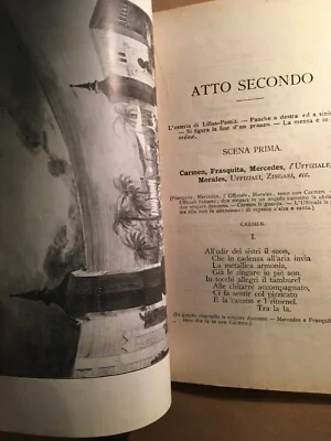 Carmen all'Arena di Verona, Libretto Illustrato 1914, foto 5 di 12