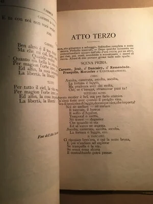 Carmen all'Arena di Verona, Libretto Illustrato 1914, foto 9 di 12