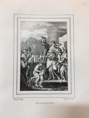 Giuditta, Litografia Napoletana di Wenzel