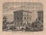 Xilografia del Villino Bonghi a Roma, Architetto De Angelis