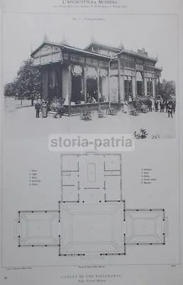 Fototipia dello Chalet Ristorante Zemmi, Progetto di Attilio Muggia, 1890