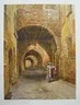 Via delle Volte a Ferrara, Stampa di Carlo Ferrario, 1903
