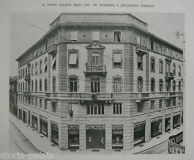 Palazzo della Fondiaria a Torino, Progetto Olivetti