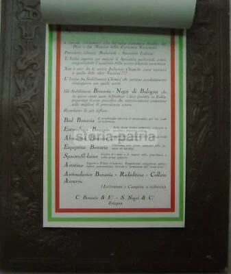 Calendario Pubblicitario Bonavia Negri, Bologna 1927