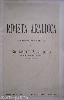 Rivista Araldica, Nobiltà E Genealogia: Brescia, Atri, Sicilia E Cosenza