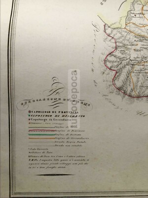 Abruzzo Antica Cartografia: Teramo, Vomano, Nereto, Bisento, Penne, Catignano, Pescara