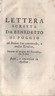Proverbi Apolline Benedetto Di Poggio Numismatica XVIII Secolo