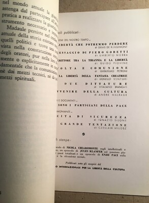 Eugenio Montale: La Solitudine Dell'Artista, Conferenza 1952