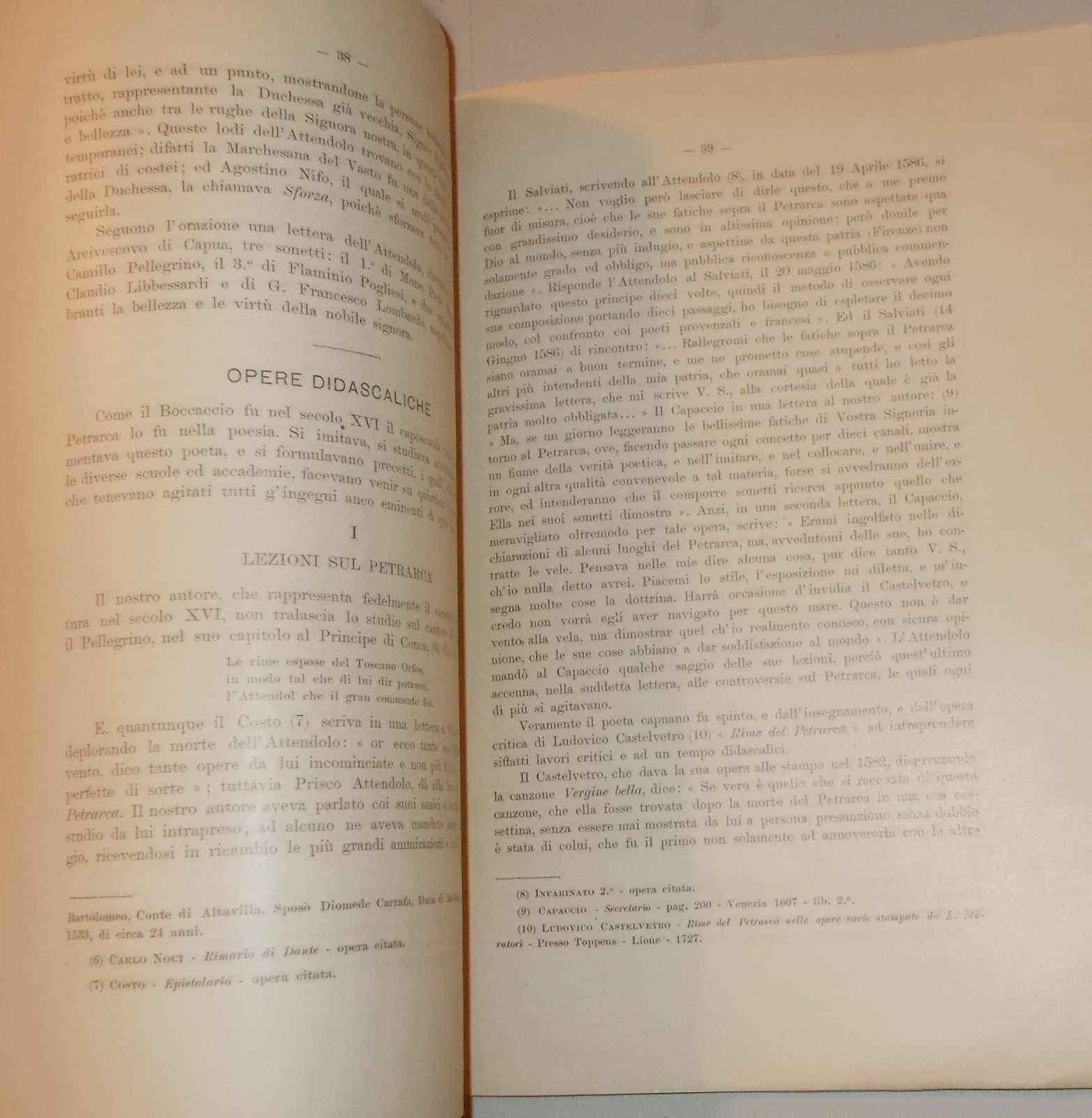 Paolo Roseti, Giov. Battista Attendolo Da Capua: Contributo Alla Storia Letteraria Del Secolo XVI