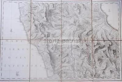 Rizzi Zannoni, Calabria, Foglio 26 Bisignano, 1789, foto 2 di 9